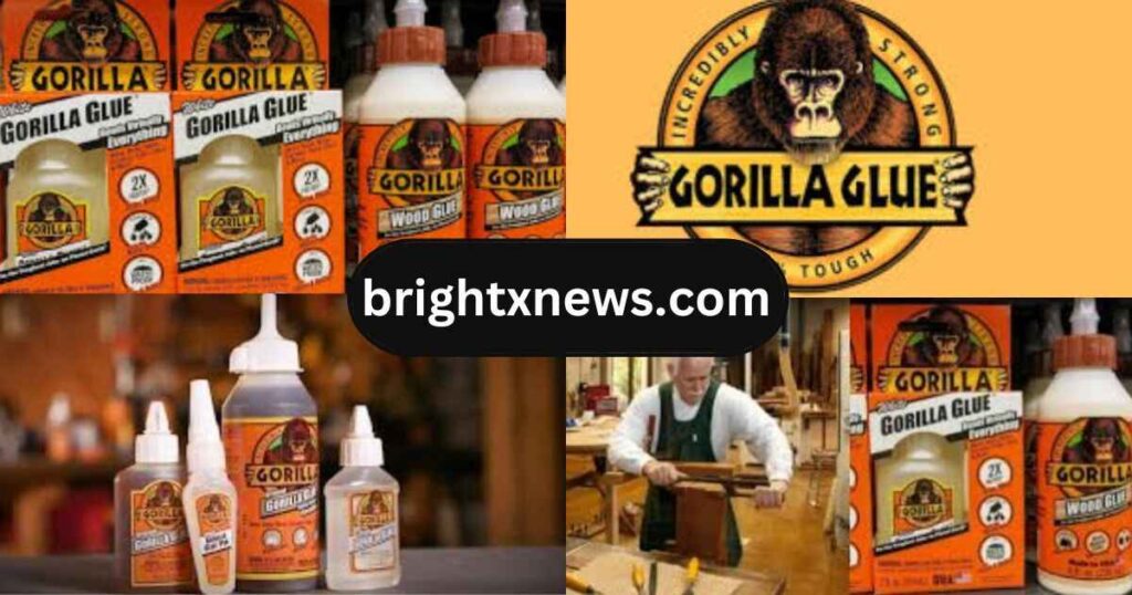 Origin of Gorilla Glue: A popular adhesive product used in woodworking projects, showcasing its versatility and strength.