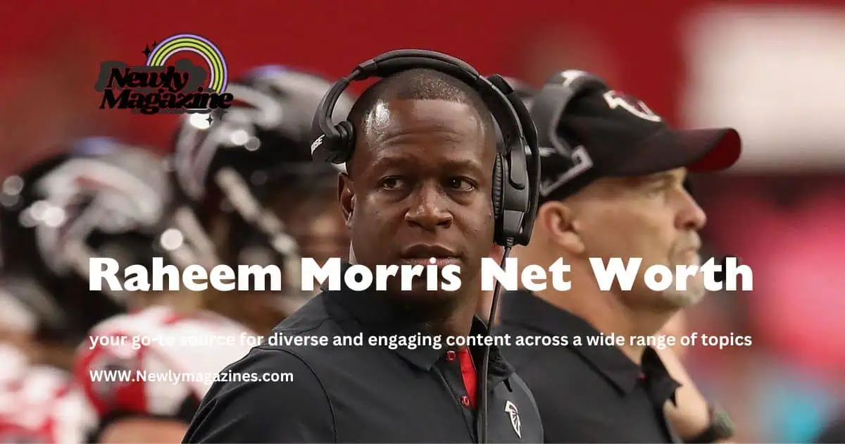 Image depicting Raheem Morris, highlighting his professional achievements and financial success, labeled "Raheem Morris Net Worth."